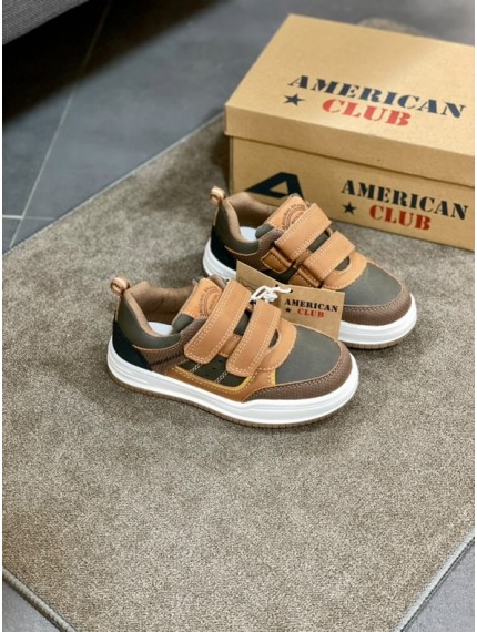 ДИТЯЧІ КРОСІВКИ AMERICAN CLUB BROWN VOLT